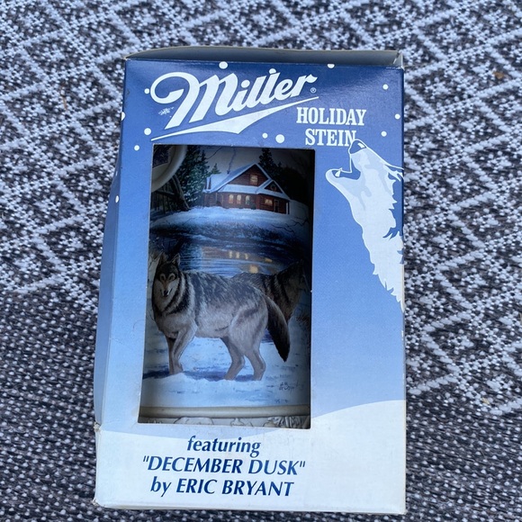✨Vintage Miller Holiday Stein “December Dusk” ✨ - Picture 2 of 8